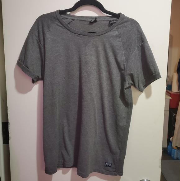 Scotch & Soda Grey Micro Mesh Shirt - Picture 1 of 1